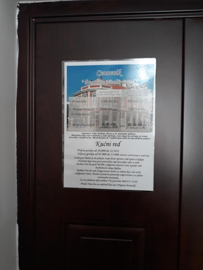 Prenociste Nikolas Grand Smederevo Exteriör bild